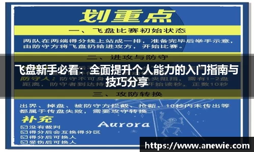 飞盘新手必看：全面提升个人能力的入门指南与技巧分享